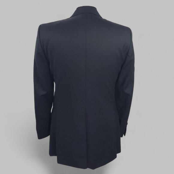 Brooks Brothers 1818 Fitzgerald 2-Piece Black Wool Suit 38R, Pants W32xL32 - Picture 2 of 15